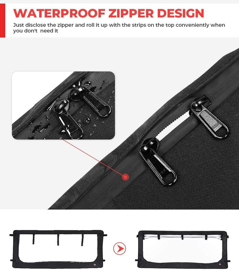 Load image into Gallery viewer, Clear Full Soft Window for Kawasaki Mule2500/3000/Polaris Ranger
