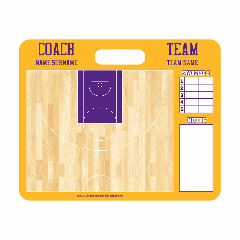 Load image into Gallery viewer, Custom NBA Basketball Coaching Board 11.4 x 9.4 in (Magnetic)
