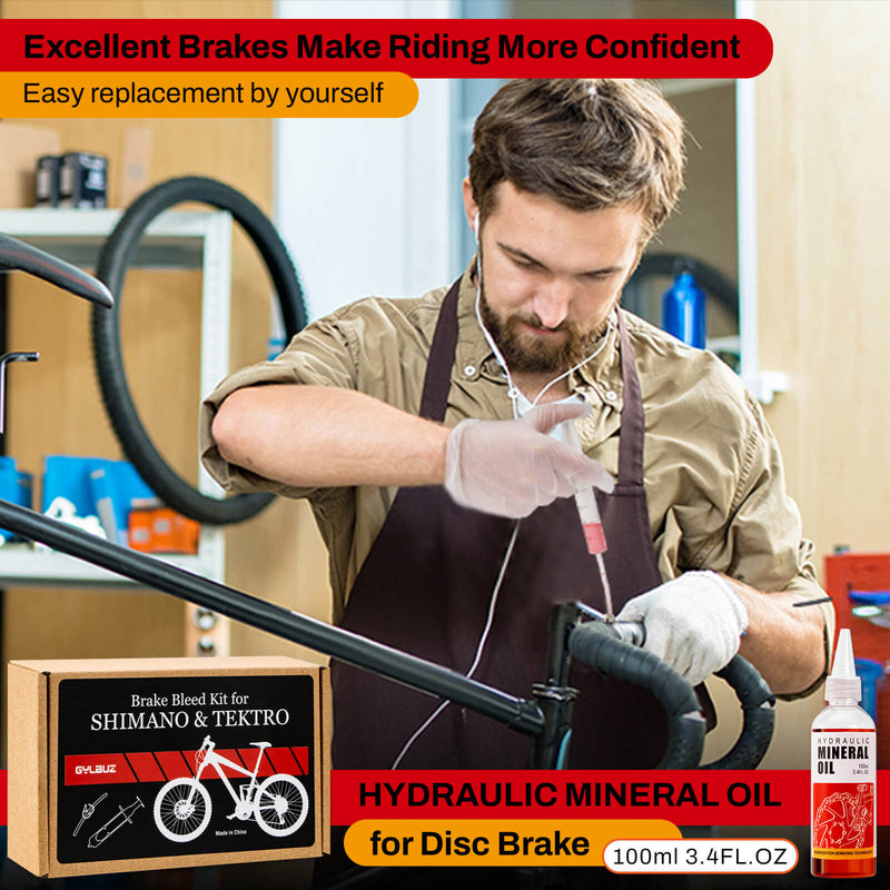 Load image into Gallery viewer, Hydraulic Brake Mineral Oil Bleed Kit For Shimano, Tektro, TRP
