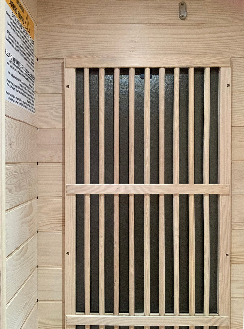 Load image into Gallery viewer, Blisspod | Vienna | Far Infrared Sauna | Canadian Hemlock Very Low EMF | 72.8"H x 35.4"W x 25.6"D | 1 Person
