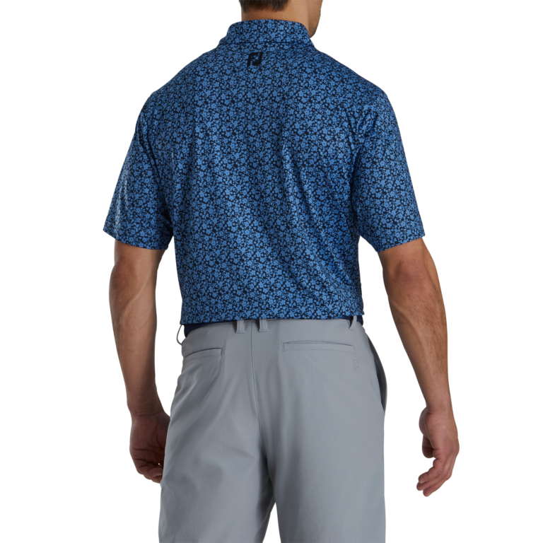 Load image into Gallery viewer, FootJoy Painted Floral Lisle - Self Collar Polo
