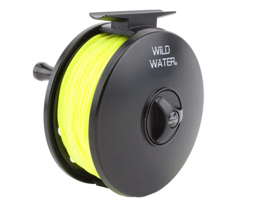 Die Cast 7 Weight or 8 Weight Fly Reel, Floating WF 8wt Line | 30# Backing | 0X Leader | Wild Water Fly Fishing - Skoutley Outdoors LLC