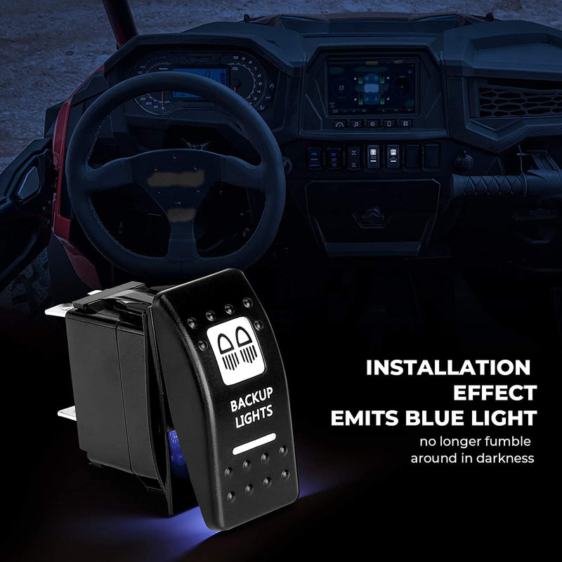 Load image into Gallery viewer, 5Pin UTV ATV Rocker Switch
