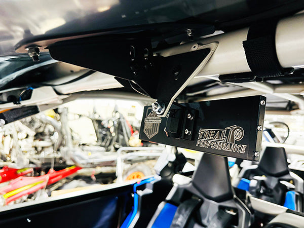 Load image into Gallery viewer, Treal Performance| Curved UTV Rear View Center Mirror w/ LED Light
