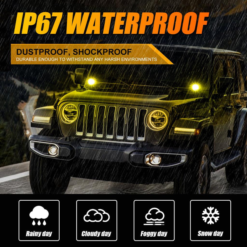 Load image into Gallery viewer, R4 Series | 4 Inch 60W LED Pods Amber Spot Driving Light
