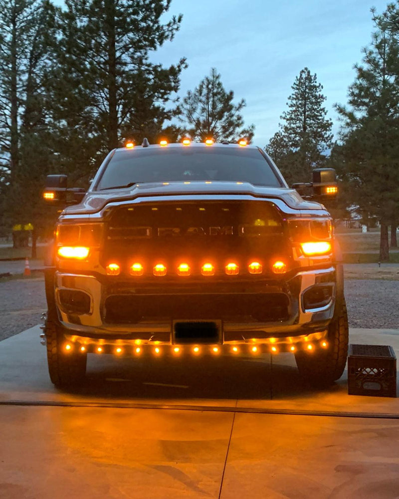 Load image into Gallery viewer, V-MAX Series | 4 Inch 92W 8960LM Combo Beam Side Shooter LED Round Pod Lights with Amber DRL
