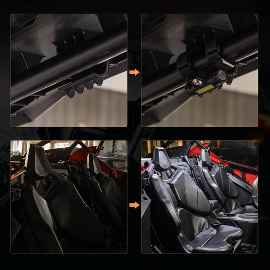 UTV Universal Interior Lights for 1.25-2" Roll bar