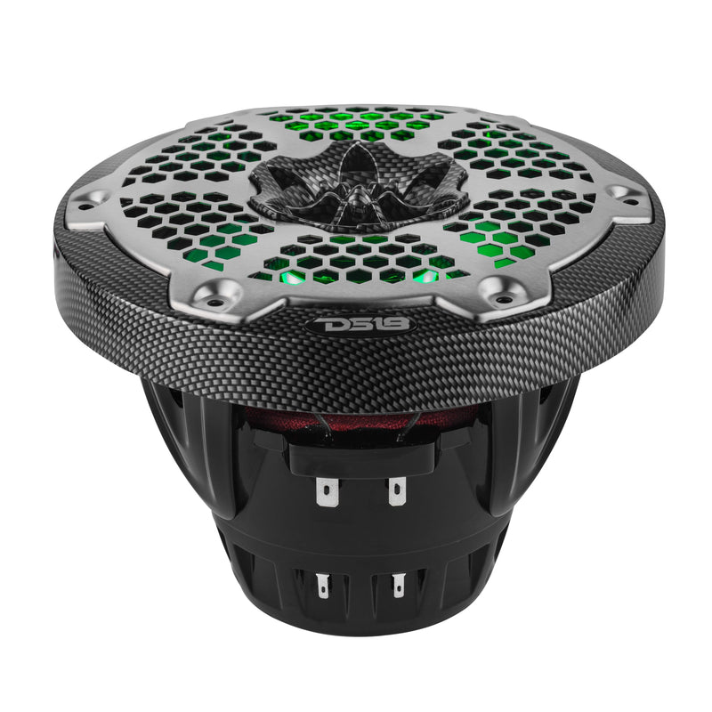 Load image into Gallery viewer, 6.5” Marine 2-Way Hybrid Speaker with RGB LED, Compression Driver and Neodymium Magnet | 250W RMS 4-Ohm
