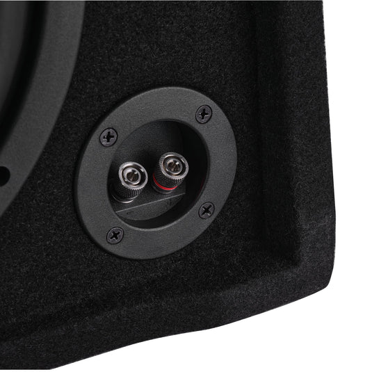 DFPU Under Seat 10” Shallow Subwoofer Enclosure | Sealed, Loaded, 600W RMS @ 2 Ohm