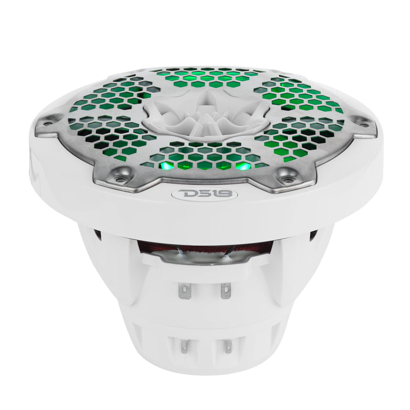 Load image into Gallery viewer, 6.5” Marine 2-Way Hybrid Speaker with RGB LED, Compression Driver and Neodymium Magnet | 250W RMS 4-Ohm
