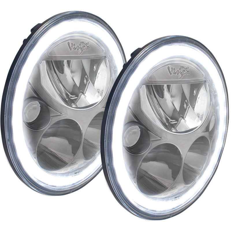 Load image into Gallery viewer, 7" VX Series LED Headlight Kit - Black Chrome | White Halo
