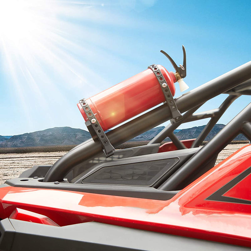 Load image into Gallery viewer, UTV Fire Extinguisher Holder Fit Polaris RZR, Can Am X3, Kawasaki Teryx
