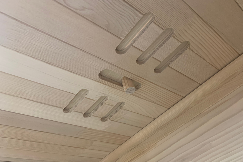 Load image into Gallery viewer, Blisspod | Vienna | Far Infrared Sauna | Canadian Hemlock Very Low EMF | 72.8"H x 35.4"W x 25.6"D | 1 Person
