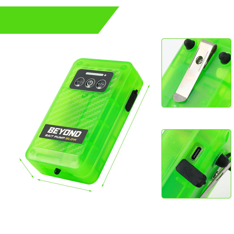 Load image into Gallery viewer, Beyond Bait Pump Rechargeable Aerator - Glow in The Dark Bubbler
