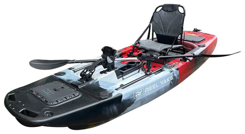 Load image into Gallery viewer, Raider 9.5ft Propeller Drive Modular Fishing Kayak
