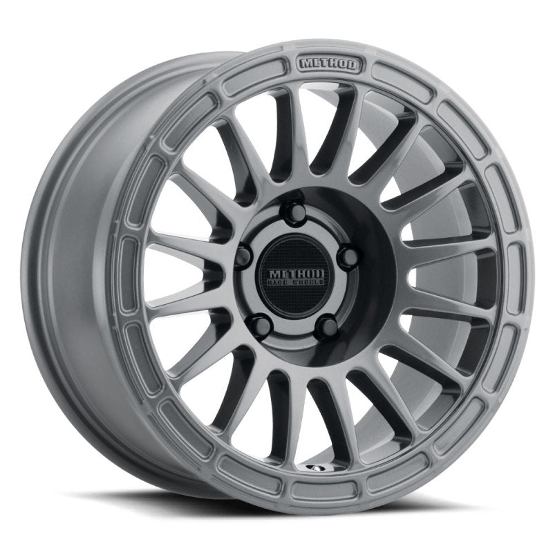 Load image into Gallery viewer, Method MR314 17x8.5 0mm Offset 5x150 110.5mm CB Gloss Titanium Wheel
