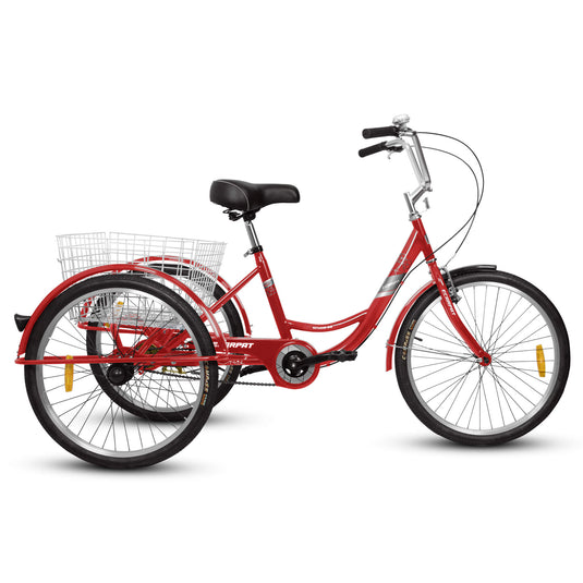 Ecarpat 24“ Single-Speed Adult Tricycle