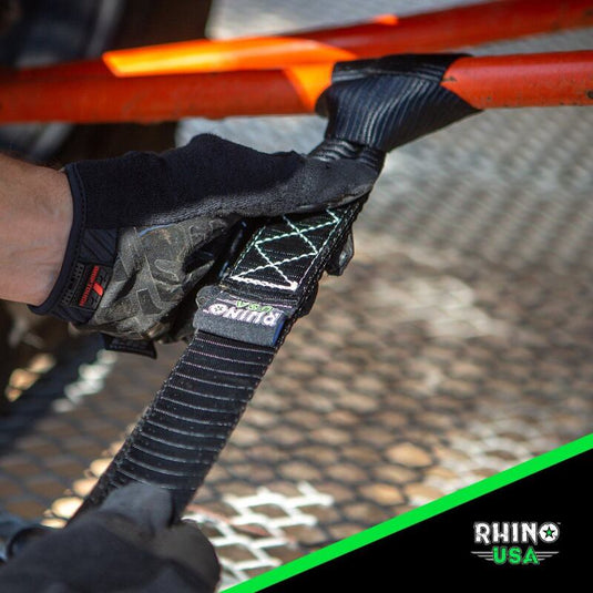 Rhino USA Soft Loops Motorcycle Tie-Down Set 4-Pack Green