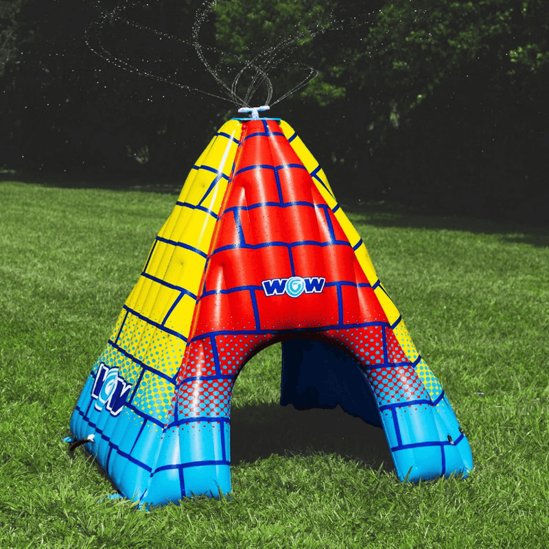Load image into Gallery viewer, WOW Watersports 5.5ft Rainbow Pyramid Backyard Sprinkler
