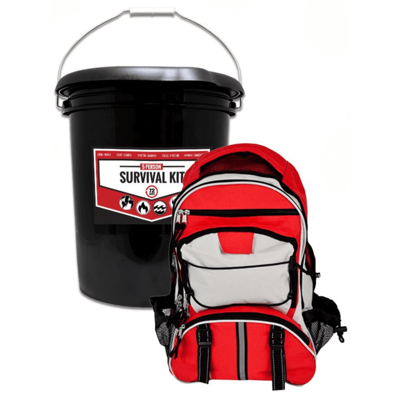 Load image into Gallery viewer, WSK 5-Person 72-Hour Emergency Survival Bucket Kit
