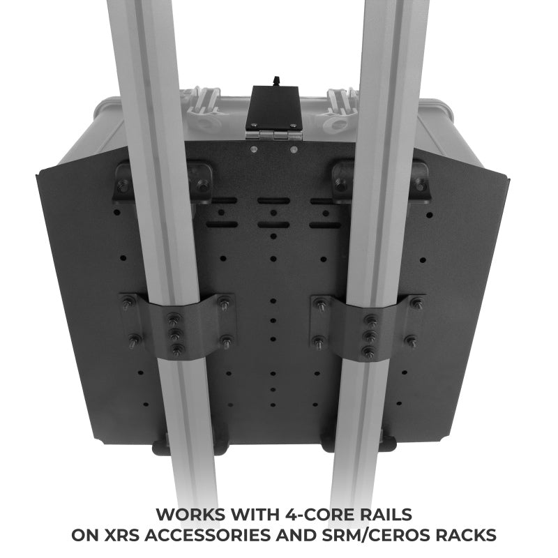 Load image into Gallery viewer, Go Rhino XVenture Gear Hard Case Mount Medium 18in. (Mount ONLY for XRS/SRM Racks) - Tex. Blk
