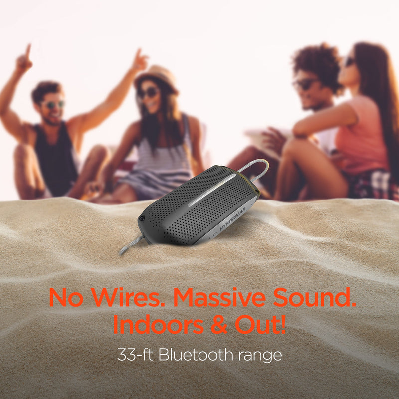 Load image into Gallery viewer, HyperGear Wave Water Resistant Wireless Speaker with Extended Battery Life
