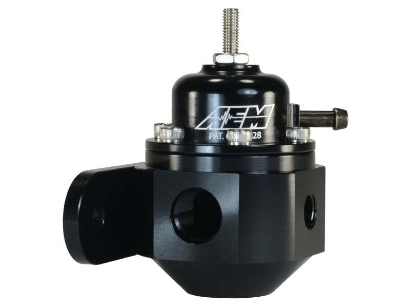 Load image into Gallery viewer, AEM Electronics Universal Fuel Pressure Regulator Black

