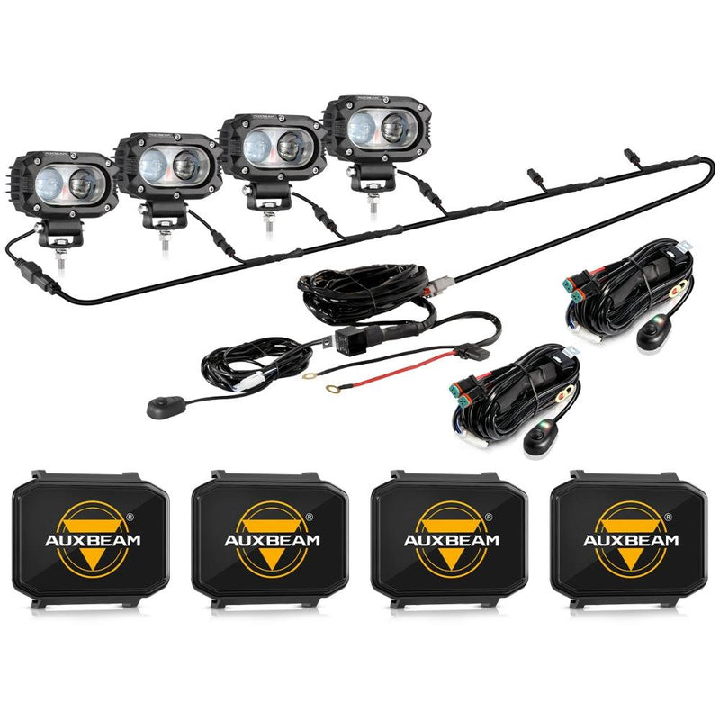 Load image into Gallery viewer, R4 Series | 4 Inch 60W Spot Beam LED Pods Light White Driving Light
