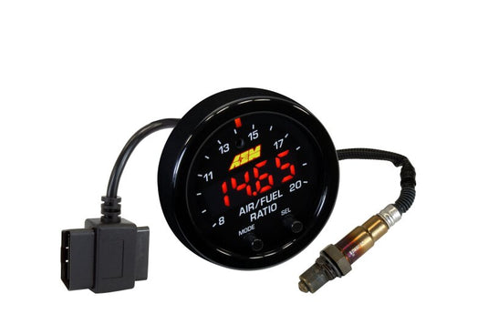 AEM Electronics X-Series OBDII Wideband UEGO AFR Sensor Controller Gauge