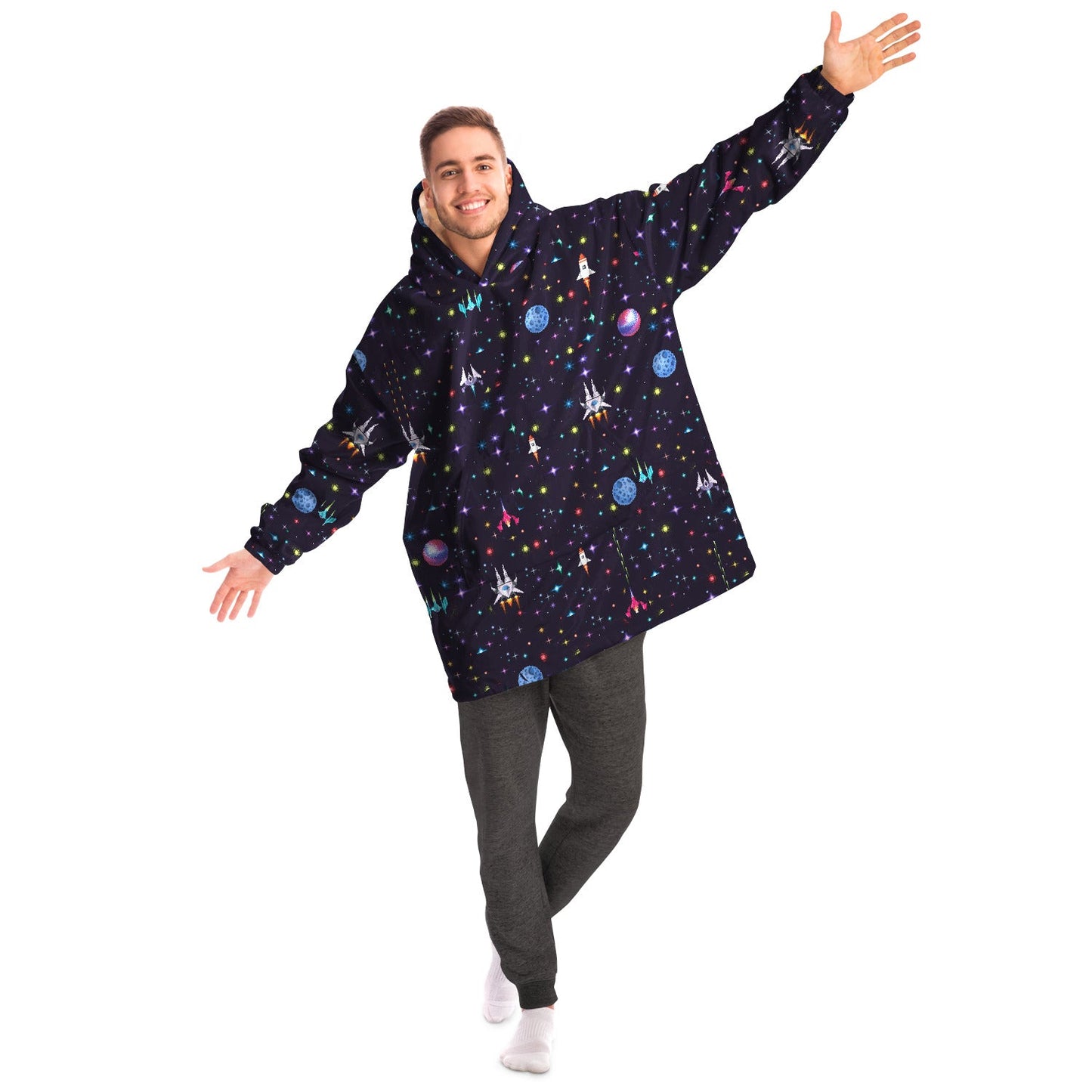 Rad Palm Invaders Snug Hoodie
