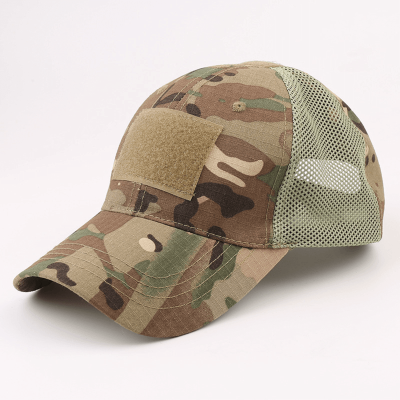 Load image into Gallery viewer, Tactical-Style Patch Hat with Adjustable Strap
