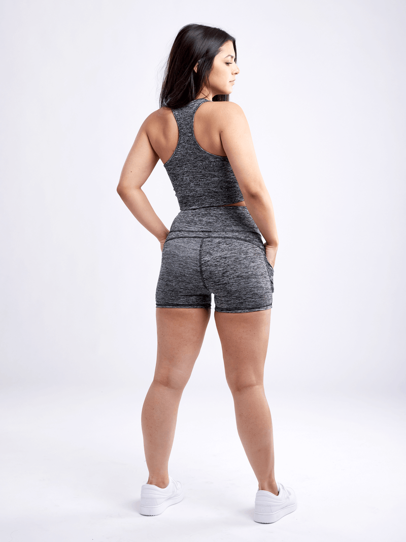 Load image into Gallery viewer, JupiterGear High-Waisted Athletic Shorts with Side Pockets

