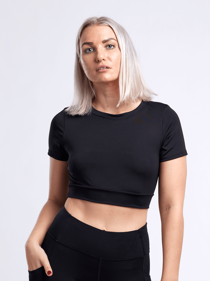 Load image into Gallery viewer, JupiterGear Short-Sleeve Crop Top
