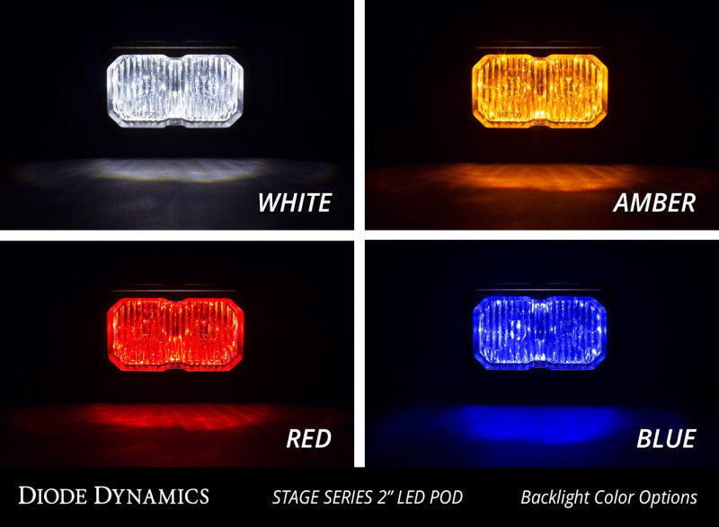 Load image into Gallery viewer, Diode Dynamics Stage Series 2 In LED Pod Pro - White Combo Standard ABL (Pair)
