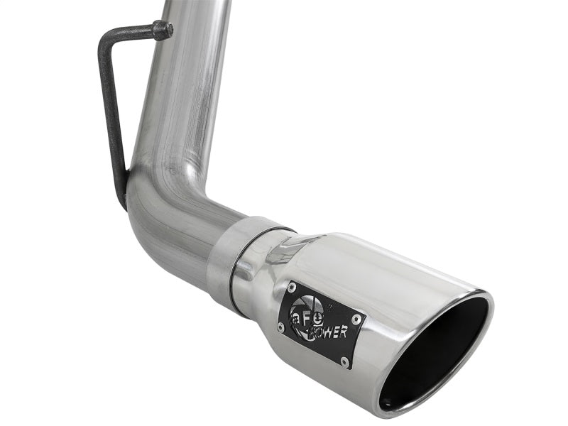 Load image into Gallery viewer, aFe Mach Force-XP Exhaust 3in CB SS 15-17 GM Colorado/Canyon 2.5L/3.6L Side Exit w/ Polished Tip
