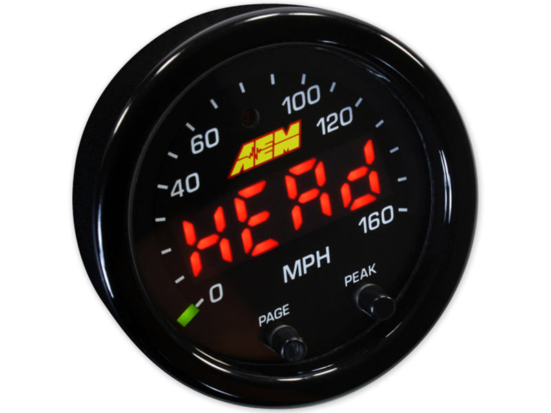 Load image into Gallery viewer, AEM Electronics Speedometer Gauge
