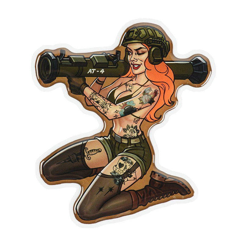 Load image into Gallery viewer, M-Tac Morale Sticker Tactical Girl
