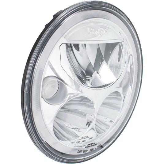 Single 7" Round VX Headlight (with Low-High-Halo)