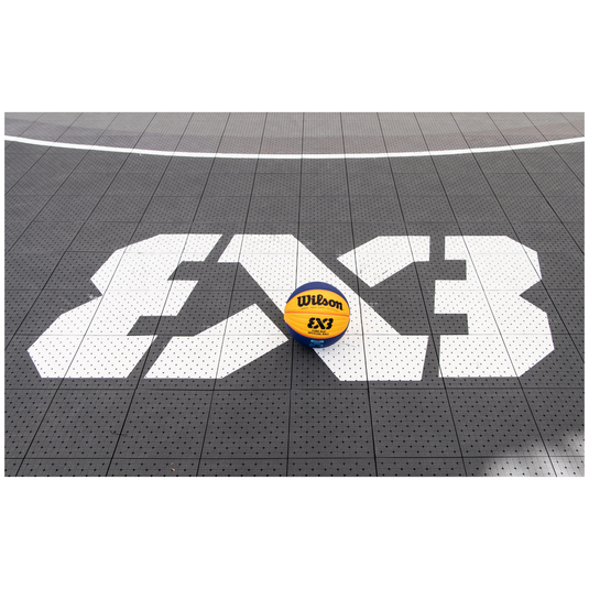 USA Enlio Official 3X3 Basketball Court – FIBA Certified – 20' x 20' Pro Kit