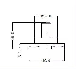 Load image into Gallery viewer, L-Track Heavy Duty Threaded Lug, 3/8", 4 Pack
