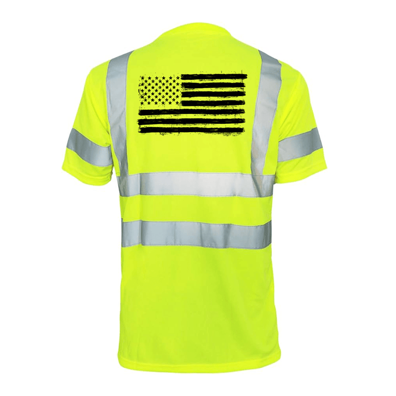 Load image into Gallery viewer, Old Glory - Reflective Safety T-Shirt
