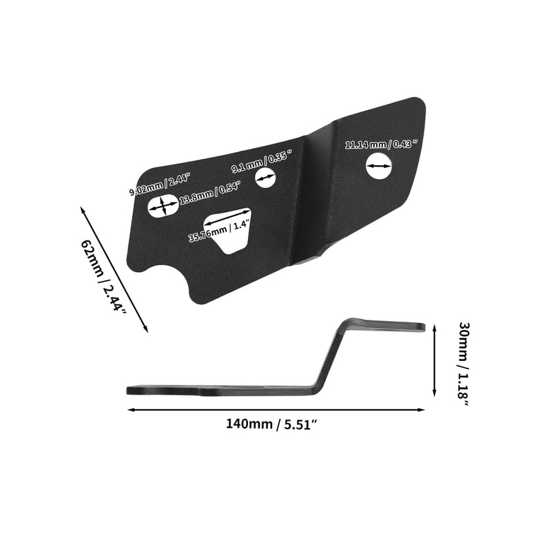 Load image into Gallery viewer, 2pcs A-Pillar Light Lower Windshield Hinge Mounting Brackets For Ford Bronco 2/4 Door 2021 2022
