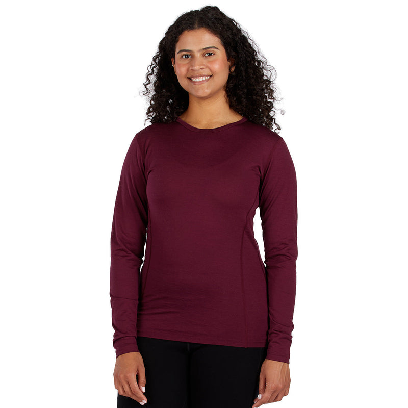 Load image into Gallery viewer, Lightweight Women's Wool Crew Top - 100% Merino Wool
