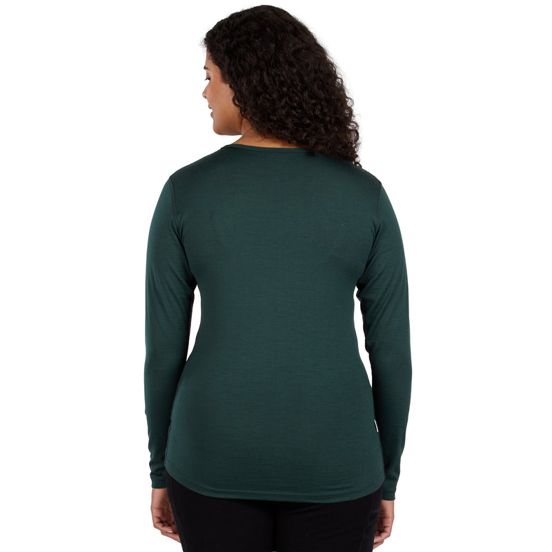 Load image into Gallery viewer, Lightweight Women's Wool Crew Top - 100% Merino Wool

