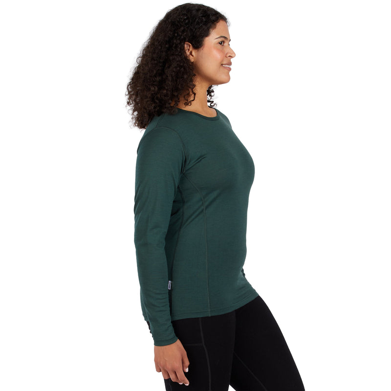 Load image into Gallery viewer, Lightweight Women's Wool Crew Top - 100% Merino Wool

