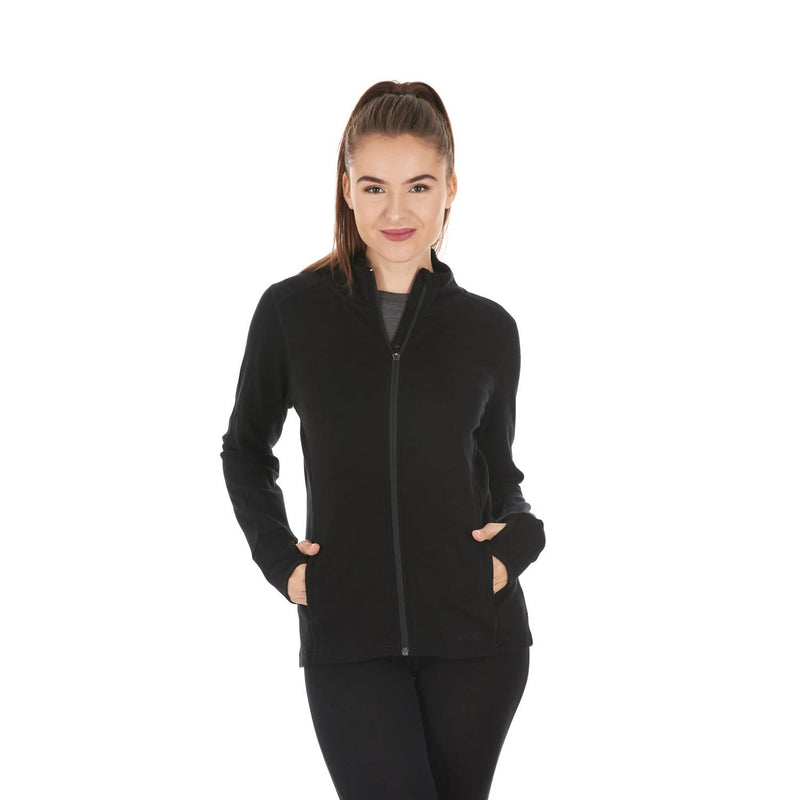 Load image into Gallery viewer, Women's Heavyweight Wool Full-Zip Sweater Top - 100% Merino Wool
