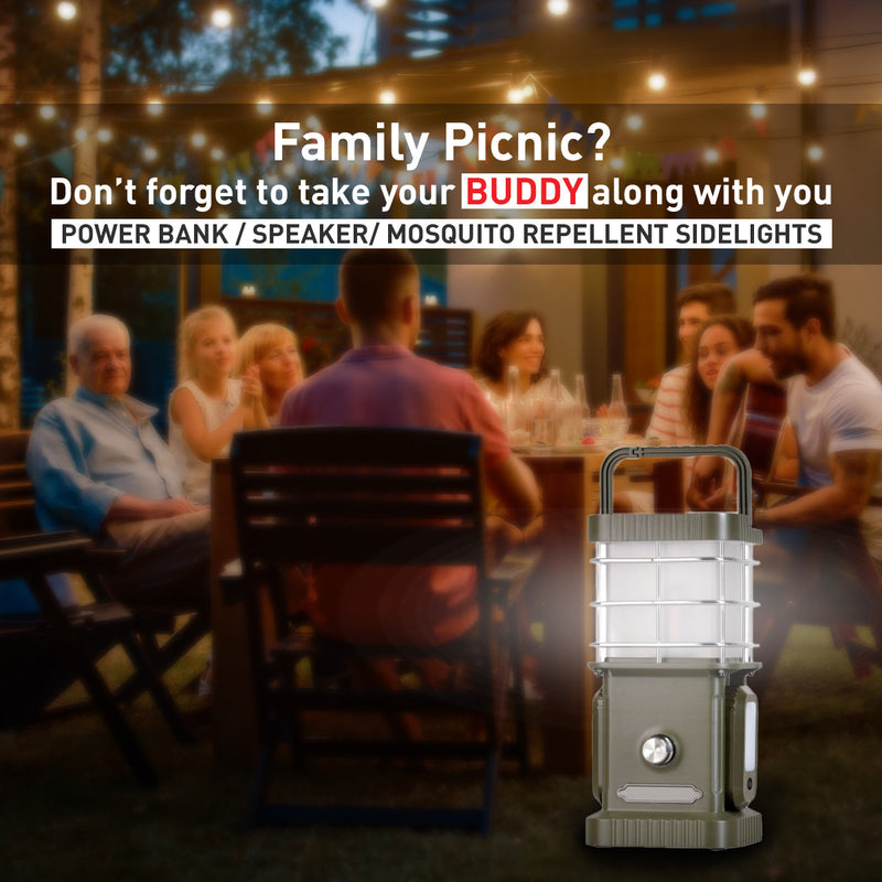 Load image into Gallery viewer, TRU De-LIGHT BUDDY Dimmable Lamp / Power Bank / Bluetooth Speaker / Independent Side Lamps - Music / Decoration - All-In-One
