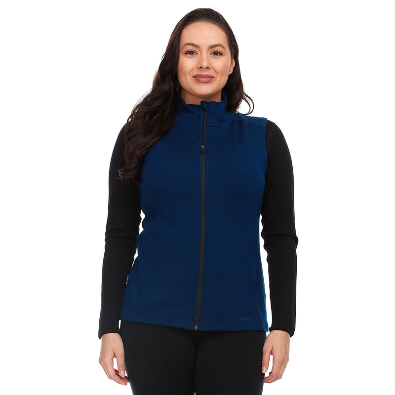 Load image into Gallery viewer, Women's Heavyweight Wool Vest - 100% Merino Wool
