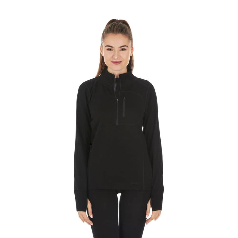 Load image into Gallery viewer, Women's Heavyweight Wool 1/4 Zip Top - 100% Merino Wool
