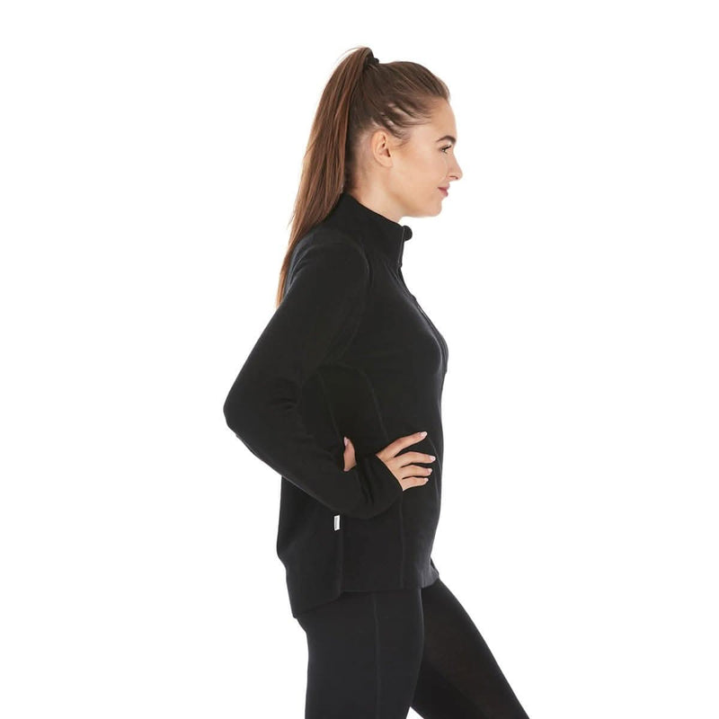 Load image into Gallery viewer, Women's Heavyweight Wool 1/4 Zip Top - 100% Merino Wool

